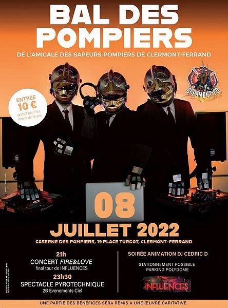 bal des pompiers clermont ferrand|Bal des Pompiers de L’amicale des Sapeurs